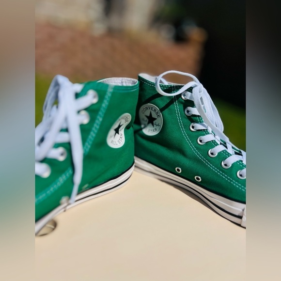 Converse Chuck Taylor All Star Hi Sneaker Amazon Green mens 8.0 women’s 10 - Picture 4 of 11